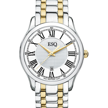 GENT'S TT WHITE ROMAN DIAL BRACELET WATCH